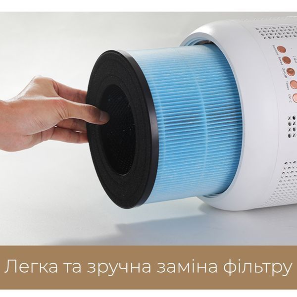 Очищувач повітря 3-в-1 Doctor-101 Omphal зі зволожувачем повітря та УФ-лампою D01 фото