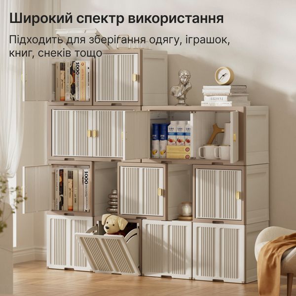 Органайзер для белья, одежды пластиковый TidyQ. Органайзер для хранения вещей в шкаф T-HE062 фото
